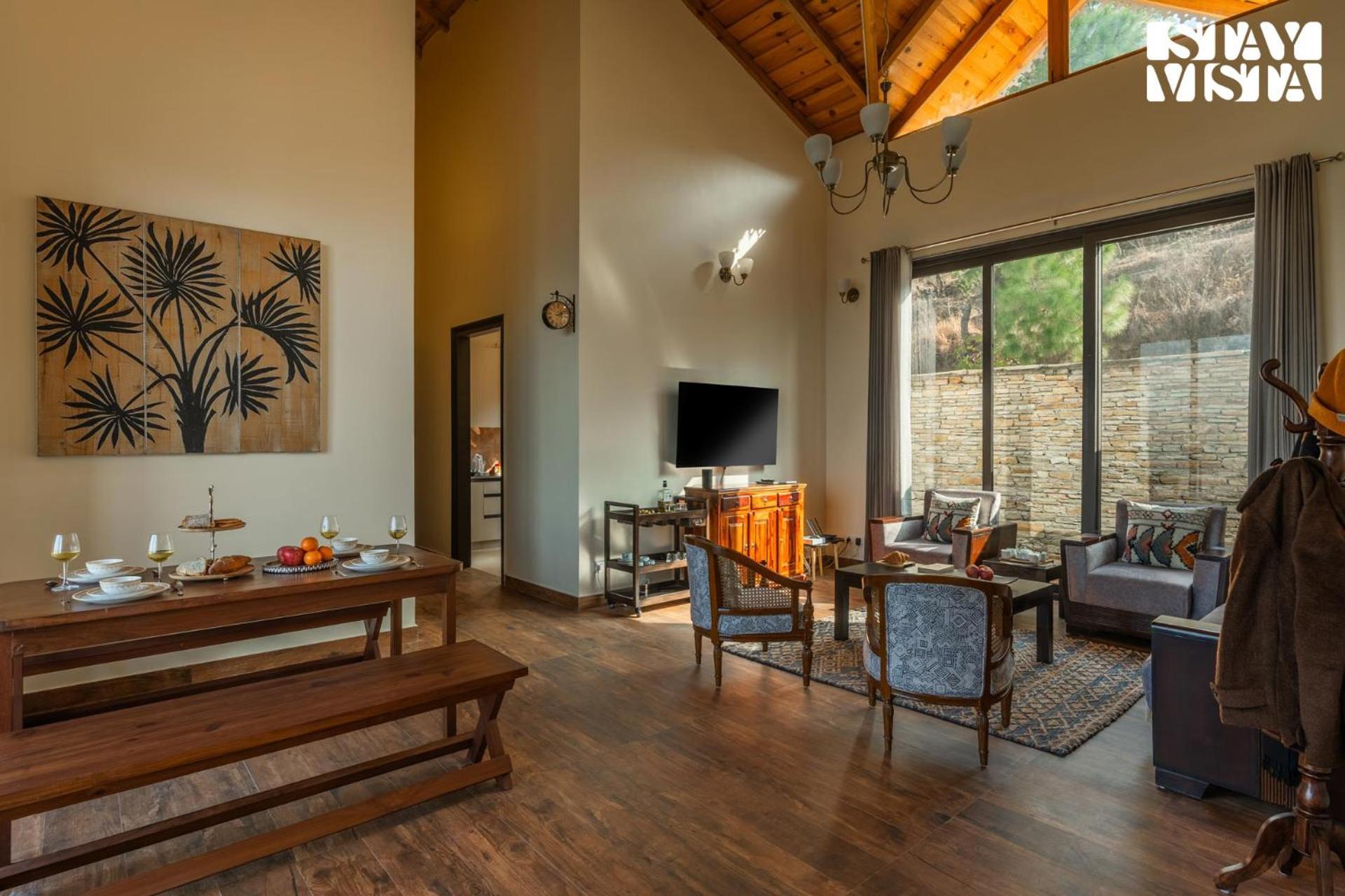 Stayvista At Amulyam Villa With Lawn & Bonfire Mukteshwar Eksteriør bilde